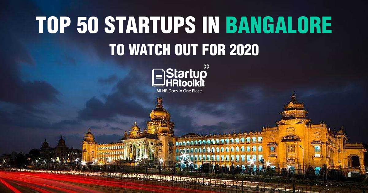 Top Startups in Bangalore to Watch out for in 2020