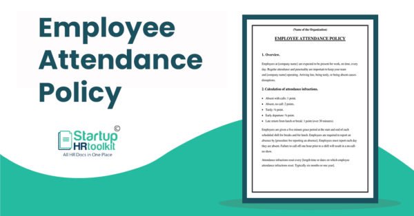 Employee Attendance Policy Template - Download Sample - PDF