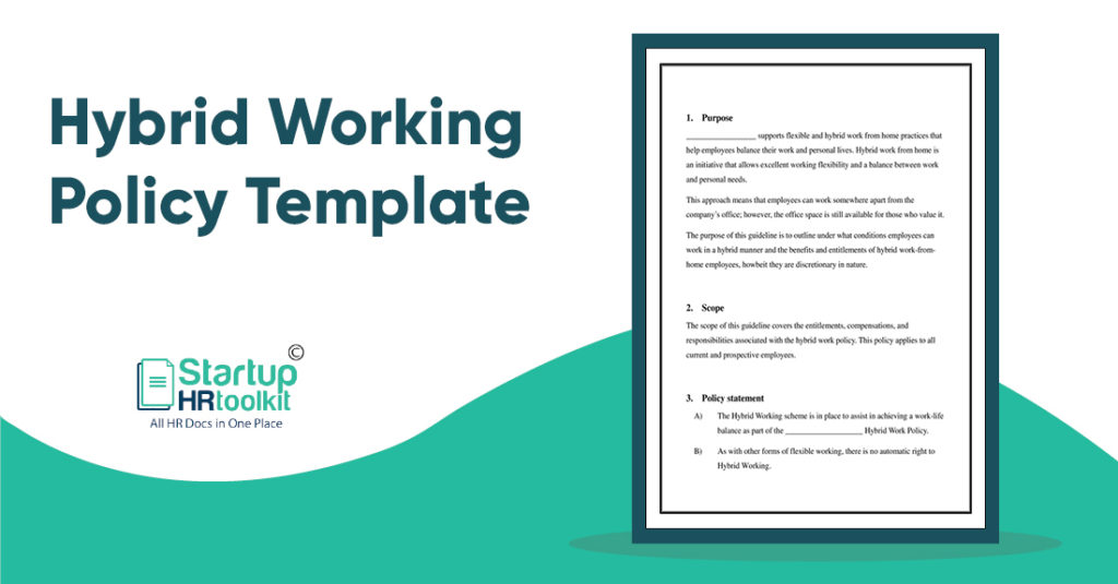 Hybrid Work Policy Template Download Sample Word PDF
